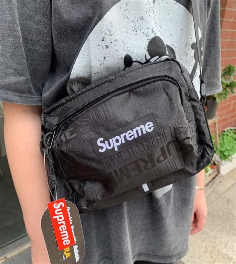 fake supreme shoulder bag|real vs false supreme shoes.